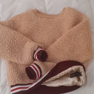 Silk slip over sweater